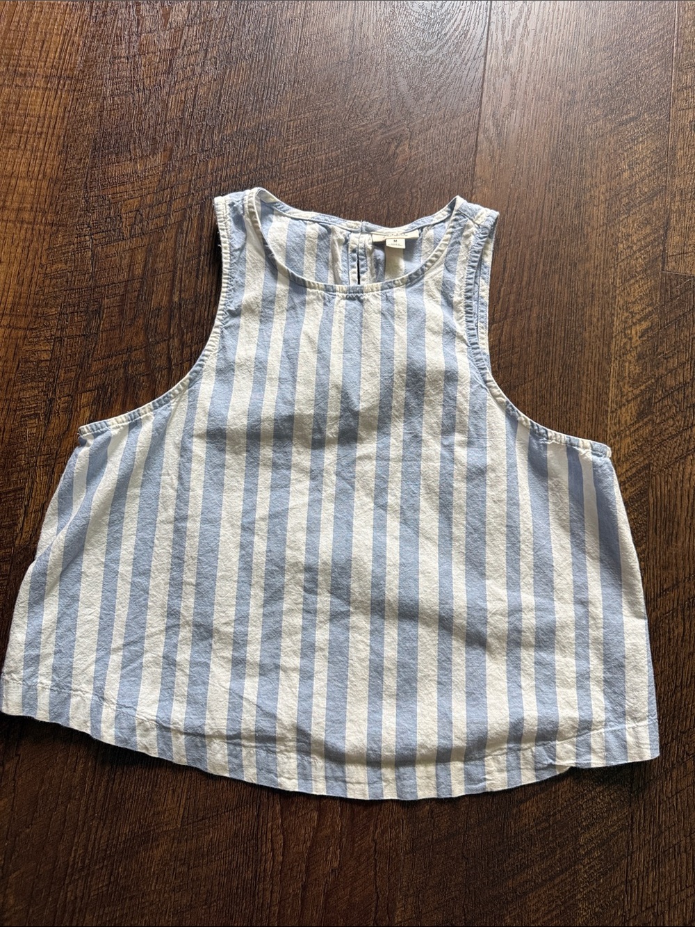 a.n.a Kids Striped Tank Top - Blue & White